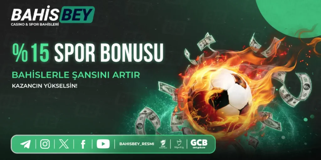 %15 Spor Bonusu